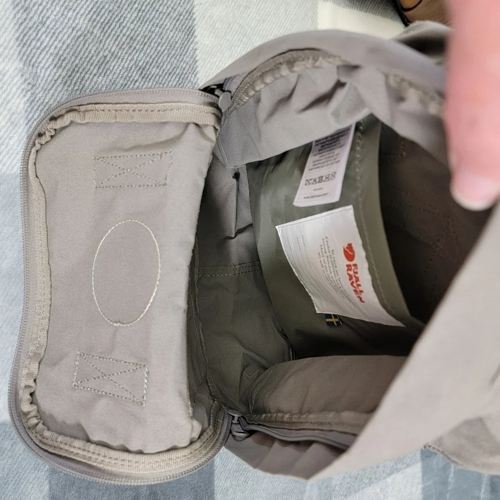Fjallraven Kanken Mini Backpack In Fog Gray Never Used